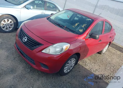 2014 Nissan Versa 1.6 S+ из США, поврежденный, VIN 3N1CN7AP1EL848128